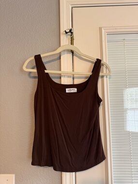 CJLA Rachel Tank Chocolate M